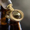 فتحات الزجاجة المعدنية الفولاذ المقاوم للصدأ فتحة زجاجة مسطحة إدراج مجموعة متشابكة البيرة الممتلكات لحفل الزفاف LX6028