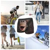 Underbyxor 3D tredimensionell djur Happy Chimp-Monkey Face Present Bomull Trosor Mann Underkläder Print Shorts Boxer Briefs