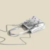 sac Fashion Handbag Rhingestone Mini Small Small Water Backet Chain Sangle un Crossbody BandlishDesignerbags