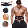 Kärnbuktränare Abdominal Trainer Vibration Slimming Belt Ems Muscle Stimulator Toning Bälten Abdomen Arm Leg Midja träning Hem Fitness Hastighet 230811