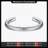 Bangle ENFASHION Thick Tube Bangles For Women Stainless Steel Hiphop Hollow Bracelets Femme Fashion Jewelry Pulseras Mujer Gifts B2159 230810