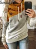 Vintage Hoodies Women 2021 Ny mode Nya hösten Winter Cap Hoods Fleece Ladies Matching Sweatshirt Street Clothing T230811