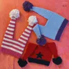 Berets Warm Knitted Beanie Hat For Women Y2K Clown Crochet Woolen Yarn Girls Fashion Female Teens Lovely Headwear