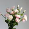 Flores decorativas 5pcs flor flor de 73 cm recubrimiento de látex toque real pétal artificial para bodas eventos de fiesta decoración de mesa alta calidad