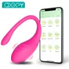 Vibrators 9 Speed ​​App gecontroleerde vaginale G Spot Anal Vibrating Egg Massager Wearable stimulator volwassen seksspeeltjes voor vrouwenparen 230811