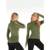 LU-088 Yoga Jacket Women's Define Workout Sport Coat Fitness Jacket Sports Quick Dry Activewear Top Solid Zip Up Sweatshirt Sportwear Hot Sell Size S-XXXL