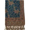 Sjaals pashmina zijden sjaal sjaal wrap paisley jacquard bloemen randen rave 2 lagen omkeerbare klassieke kwastjes voor vrouwen 70x180 cm 200g 230811