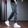Men's Jeans 2023 Spring/Summer New Fashion Trend Retro Elastic Hare Pants Men's Casual Comfort Large Size Warm High Quality Jeans M-3XL Z230814