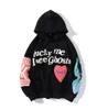 23SS Mens klädhuvtröjor "Lucky Me I See Ghosts" Print Hoodie Sweatshirts Mens Women Designer Hoodies Pullover Autumn Winter Sweatshirts Size M-3XL