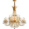 American Luxury Crystal Chandelier French Romantic Pendant Chandeliers Lights Fixture European Art Deco Home Indoor Hotel Luminarias Villa Dining Room Lustres