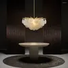 Chandeliers Modern Pendant Lighting For Kitchen Living Room Dining Hanging Lamp Decoration Ceiling Light Glass Pad Home