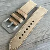 Watch Bands Genuine Leather Band Strap 20mm 22mm 24mm 26mm Men Thick Watchbands Bracelet Belt With Metal Buckle For 230811