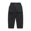 Men's Pants Men Big Pocket Nylon Waterproof Loose Casual Outdoor Cargo Male Women Streetwear Fashion Sport Trousers Jogger Sweatpant