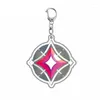 Игра для ключей брелок Valorant Astra Killjoy Jesova Cypher Man Man Key Chain Fashion Accessories Подвесной кольцо для рождественских подарков