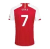 2023 2024 SAKA Fußballtrikots G. JESUS ODEGAARD Fans Player Version 22 23 24 Gunners MARTINELLI SMITH ROWE THOMAS NKETIAH SALIBA Fußballtrikot Herren Kinder Sets Kit