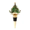 New Christmas wine stopper zinc alloy bottle stopper silicone fresh-keeping bottle stopper