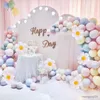 装飾キャンディーカラフルな風船ガーランド菊箔バルーンガールプリンセス誕生日結婚式の装飾ベビーシャワー