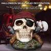 Novelty Items Skull Statue Piglet Bank Pirate Shaped Coin Saving Box Resin Skull Pirate Figurine Coin Bank for Bedroom Wine Shelves Living 230810