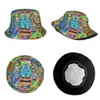 Chapeaux à bord large chapeau seau de chant monstres de musique bob chapeau vocation escapade casseur merch pêcheur pour femmes en plein air bob léger hkd230810