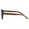 Lunettes de soleil Vintage en bois polarisé ongle Ovale Frame de luxe Voyage de lunettes Pêche à la tendance