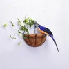 Garden Decorations Decor Statues Sculptures Artificial Fake Parrot Lifelike Feathered Bird Imitation Indoor Or Outdoor Lawn Ornaments 25cm