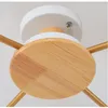 Modern ceiling chandelier bedroom living room LED ceiling light kitchen wooden ceiling lamp restaurant macaron interior lighting D2.0