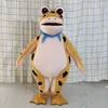 Simbok Children'sMascotFrogコスチュームインフレータブル大人のウォーキングパフォーマンス服ヒキガエルモデル面白い装飾