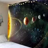 Tapisseries de décoration murale de sorcellerie, tapisserie murale de chambre à coucher, décor d'étoiles, tapisserie murale Hippie Boho