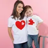 Family Matching Outfits 1pcs Love Mom Mommy and Me Outfit Mother Daughter Son Gift T-shirt Family Matching Tee Valentine's Day Cute Tshirts