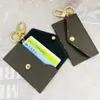 Designer Keychain Purse Pendant Car Chain Charm Brown Flower Luxury Mini Bag Trinket Gifts Accessories