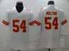 Fotboll Super Bowls Jersey LVIII 95 Chris Jones 87 Travis Kelce 32 Nick Bolton 58 Derrick Thomas 26 Chris Williams Vintage Army Salute to Service Untouchable Sying Sying