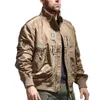 Erkek ceketler bahar askeri bombardıman ceketleri açık kamp su geçirmez ceket kış erkekler moda taktik ceketler büyük boyut özel ceket j230811