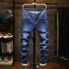 Jeans masculinos 2023 Primavera/verão Novo jeans de cor sólida clássica Jeans masculinos Ultra fino e confortável de alta qualidade 38 Z230814