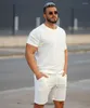 Men's Tracksuits 2023 Summer Men Shorts Sets Short Sleeve T Shirt Male Tracksuit Set Clothing 2 Pieces