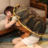 Gefüllte Plüschtiere 100 cm riesige Schildkröteschalen -Plüschspielzeug große Schildkrampfkleidung ausgestopft für Schlafspiel Geschenke R230810