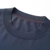 Мужские футболки T Старочная шелковая ткань с коротки