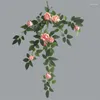 Fiori decorativi 52 cm Budge rosa Vine PROGRAMENTI POGRAFICI ARTICIFICA PROPPEGGI