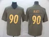 Mann 90 TJ Watt Football Trikot Göttin Bindestrich