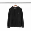 A Bathing Ape Autumn and winter Men's Solid Color Embroidered Men's Terry Hoodie Bathing Ape Hooded