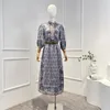Предварительная заказа в обычных платьях 2023 Весенняя коллекция высококачественная чистая льняная льня