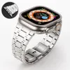 Luxury AP Strap For Apple Watch 8 Ultra 49mm 7 45mm 41mm watchband For iWatch 6 SE 44mm 40mm Band Stainless Steel Soild Bracelet
