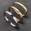Womens Gold Torque Bangle Diamond Jewelry Inlay Process High Quality Bracelets Wedding Lovers Gift Bangles Jewelry
