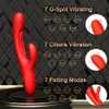 Vibrateurs Rabbit Tapping GSPOT Patting Vibrator for Women Clitoris Clit Stimulator puissant 21 Modes Sext Toy Goods Femme Adultes 230811