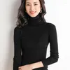 Women's Sweaters Spring Autumn Cashmere Sweater Women Turtleneck Pullovers Fashion Long Sleeve