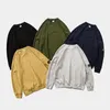 Herrtröjor 2023 Spring Hoodie Solid Color Fashion Side Round Lens Loose Casual Cotton Pullover C.P Streetwear