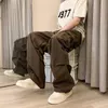 Pantaloni da uomo uomini casual cargo streetwear grandi tasca chiari pantaloni racchiude harajuku hip hop hop women wid wide gamba tuttimi 230810