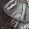 Designer de qualidade espelhado mava maça de maça de maça de forma esférica de sacolas femininas com cinta destacável Black Nappa couro pequeno bolsa de bolsa com caixa