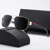 New luxury square sunglasses men designer polarized sunglasses summer shades black vintage oversized sun glasses of women male sunglass with box