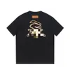 Louis Vuitton LV Вы Hommes Femmes Designers T-shirt S Mode Itys Marques T-shirts Lâche Chemises de luxe Shorts Manches Casual Lettre surdimensionnée P Louisely Vuttonly Viutonly V