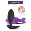 Anal Toys Anal Plugs Wireless Remote Control Telescopic Dildo Vibrator Gay Masturbation Massager Silikon Vattentäta män Sexleksaker för 230810